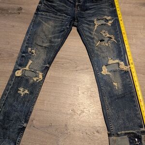 Smugglers Moon Distressed Blue Jeans